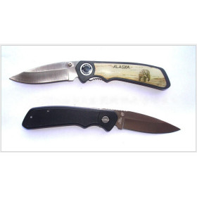 Light portable knife  plastic handle folding knife promotion gift knife UD07010 